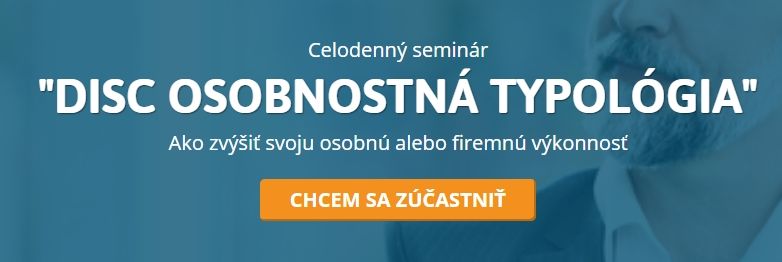 Seminár DISC osobnostna typologia Kurz Vzdelavanie kariera kariéra